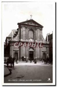 Paris - 2 - Our Lady of Victories Church Old Postcard