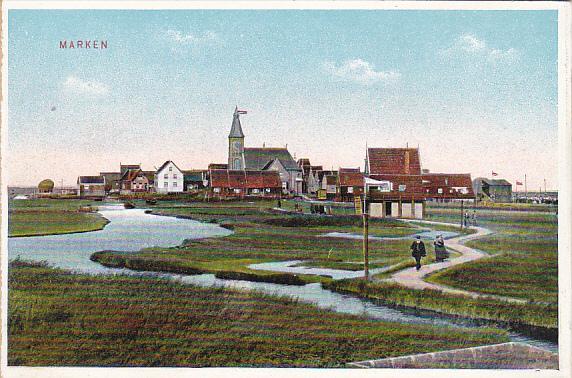 Netherlands Marken Town View