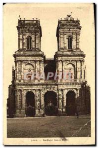 Old Postcard Basllique Sainte Marie Auch South Gate