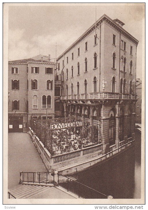 Albergo E Ristorante Bonvecchiati, S. Marco, VENEZIA (Veneto), Italy, 1910-1920s