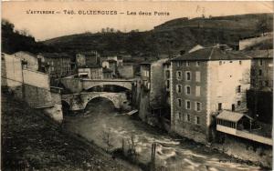 CPA Auvergne OLLIERGUES Les Deux Ponts (408561)