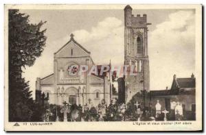 Old Postcard Luc Sur Mer The Old Church and Bell Tower