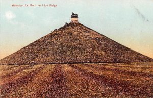 Le Mont Du Lion Belge Waterloo Belgium Unused 