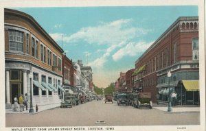CRESTON , Iowa , 1910s ; Maple Street from Adams Street North