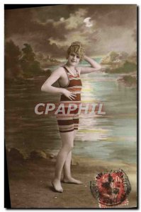 Old Postcard Fantaisie Swimsuit