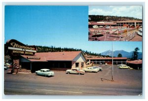 c1950s Flamingo Hotel, 601 Mikes Pike Flagstaff Arizona AZ Unposted Postcard