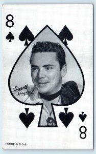 RUSSELL HAYDEN Western MOVIE ACTOR c1950s Mutoscope ARCADE CARD