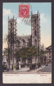 Postcard, CANADA, Montreal, Notre-Dame Basilica