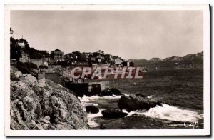 Old Postcard Marseille Corniche