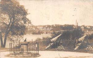 C10/ Rock Island Arsenal Illinois Il Real Photo RPPC Postcard 1914 Sun Dial