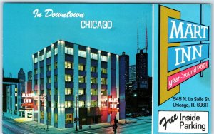 c1960s Chicago, IL Night Mart Motor Inn Best Western Motel Chrome Neon Sign A305