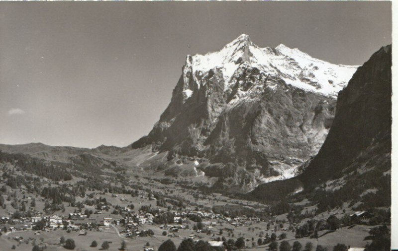 Switzerland Postcard - Grindelwald Mit Wetterhorn - Ref TZ7634