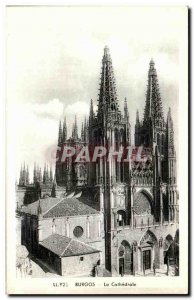 Old Postcard Burgos The Cathedral