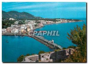 Ischia Ponte Modern Postcard View of the castle