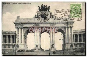 Exhibition of Brussels Brussels, Belgium and Belgium-1910- Arcades Cinquanten...