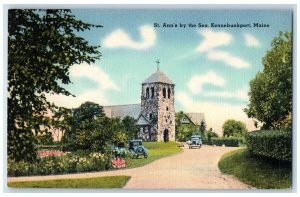 1950 St. Ann's By The Sea Kennebunkport Maine ME Cape Porpoise ME Postcard 