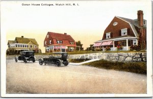 Ocean House Cottages with antique cars