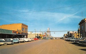 Baker Montana Street Scene w/ Rexall Drug Store Vintage Postcard TT0078