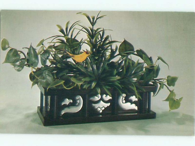 Pre-1980 This Is A Postcard ALUM ALLURE PLANTER BY NATIONAL HANDCRAFT AC7288