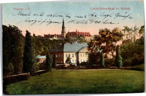 RPPC Germany Plauen Lohmuhlenanlage m. Schlob