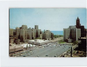 Postcard Three of Chicago's modern hospitals, Chicago, Illinois