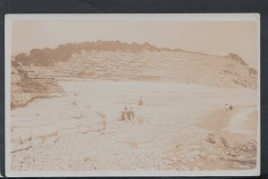 Devon Postcard - Children on a Devon Beach - Where Please?   RS13640