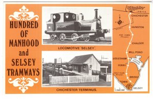 Hundred of Manhood Selsey Tramway, Chichester Station, Selsey Locomotive, Map