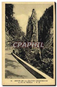 Postcard Old Route Grande Chartreuse Peak of Ceillette