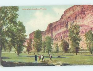 Pre-1907 PALLISADE PARK Green River - Near Rock Springs Wyoming WY H4116