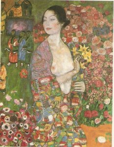 Gustav Klimt. Die Tanzerin Moder Risque Italian PC. Continental size
