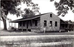 Real Photo Postcard Fort Crawford Prairie Du Chien, Wisconsin~221