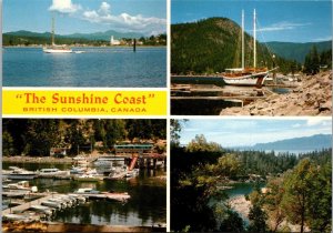 Canada British Columbia The Sunshine Coast Multi View