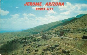 Arizona Jerome Ghost City Airview Bradshaw Dexter Postcard 21-12148