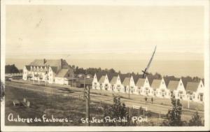 St. Jean Port Joli Quebec Auberge du Faubourg c1950 Real Photo Postcard