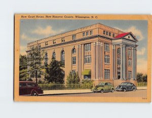 Postcard New Court House, New Hanover County, Wilmington, North Carolina