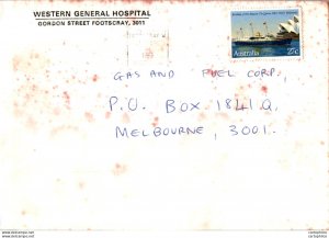 Australia Cover HMY Britannia Western General Hospital Footscray  to Melbourne