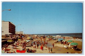 Rehoboth Beach Delaware Postcard Sooner Later You'll See Everybody c1960 Vintage