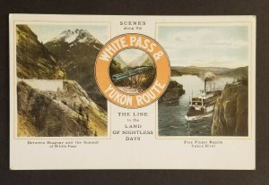 Mint Railway Gateway Yukon Route From Skaguay To Summit Of White Pass Postcard