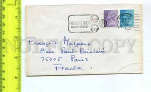420505 UK to FRANCE 1974 year Herefords British Beef ADVERTISING  COVER
