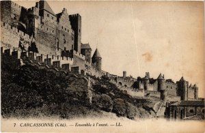 CPA Carcassonne Ensemble a l'ouest FRANCE (1012910)