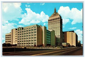 c1960 Roadside View Kodak Tower Building Rochester New York NY Antique Postcard 