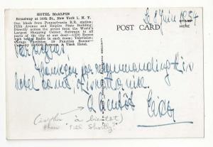 Hotel McAlpin New York City NY Vintage Postcard Lumitone