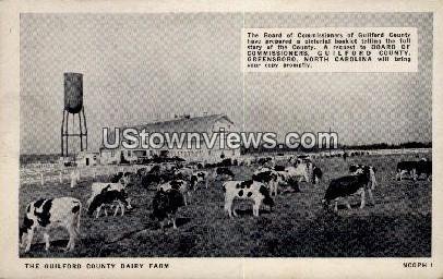 The Guilford County Dairy Farm - Greensboro, North Carolina NC  