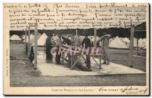 Camp of Mailly - The Laundromat - Old Postcard (militaria)