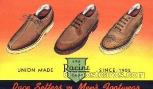Racine Show Shoe Advertising Unused 