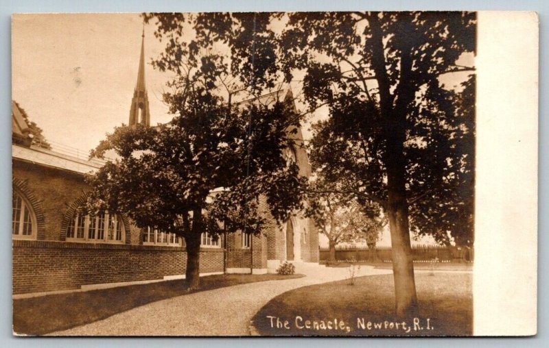 RPPC  Convent  The Cenacle  Newport  Rhode Island  Postcard  c1910