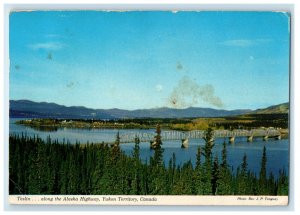 1976 Teslin Along The Alaska Highway Yukon Territory Canada Postcard 