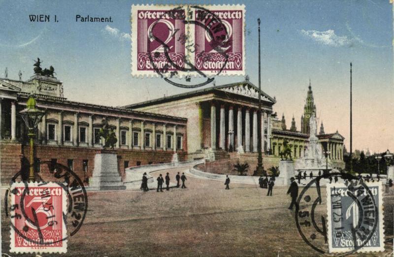 austria, VIENNA WIEN I, Parlament, Parliament (1925) Stamps