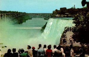New York Niagara View Of American Falls From Luna Island