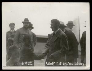 3rd Reich Germany 1932(!) Original Private Photo Hitler in Wuerzburg 88420